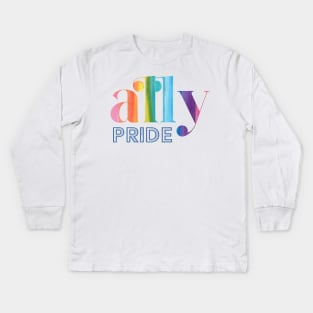 Ally pride Kids Long Sleeve T-Shirt